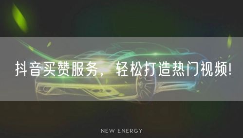 抖音买赞服务，轻松打造热门视频!